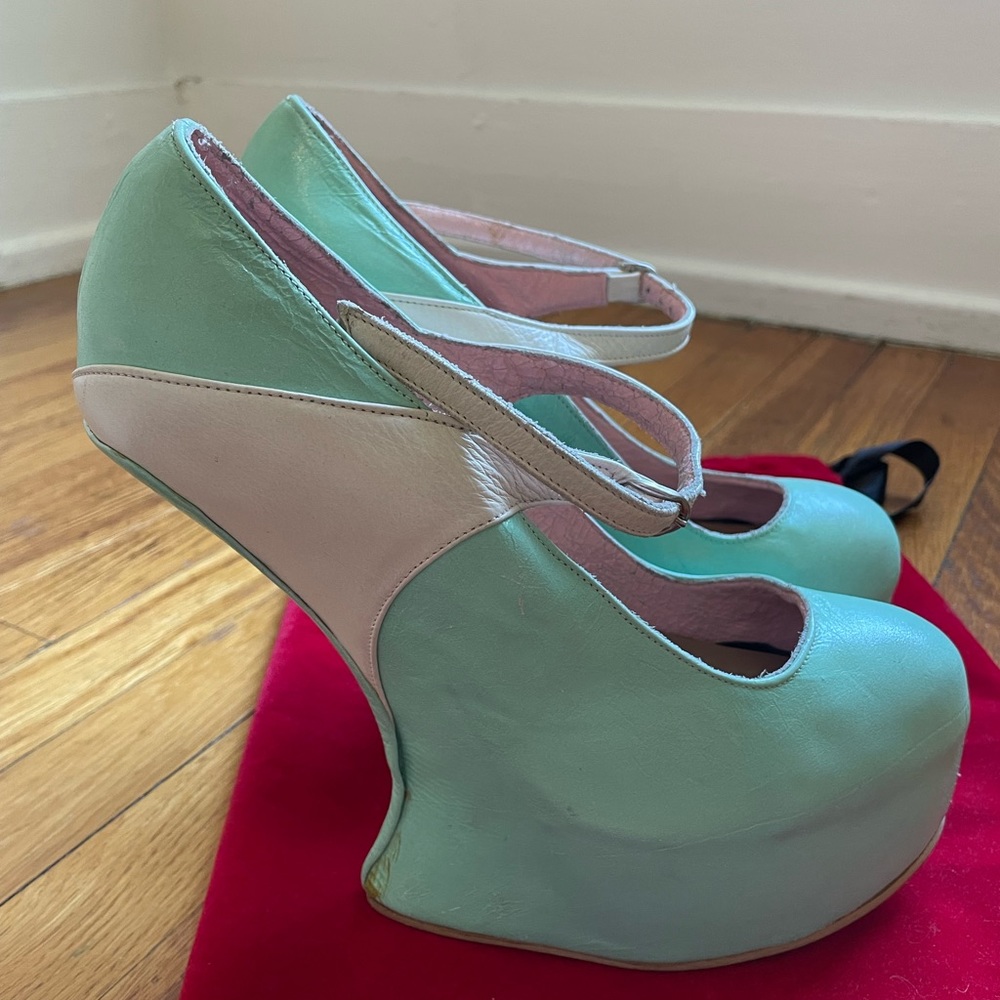 Natacha Marro Heelless Shoes ~ Fetish Platforms OOAK